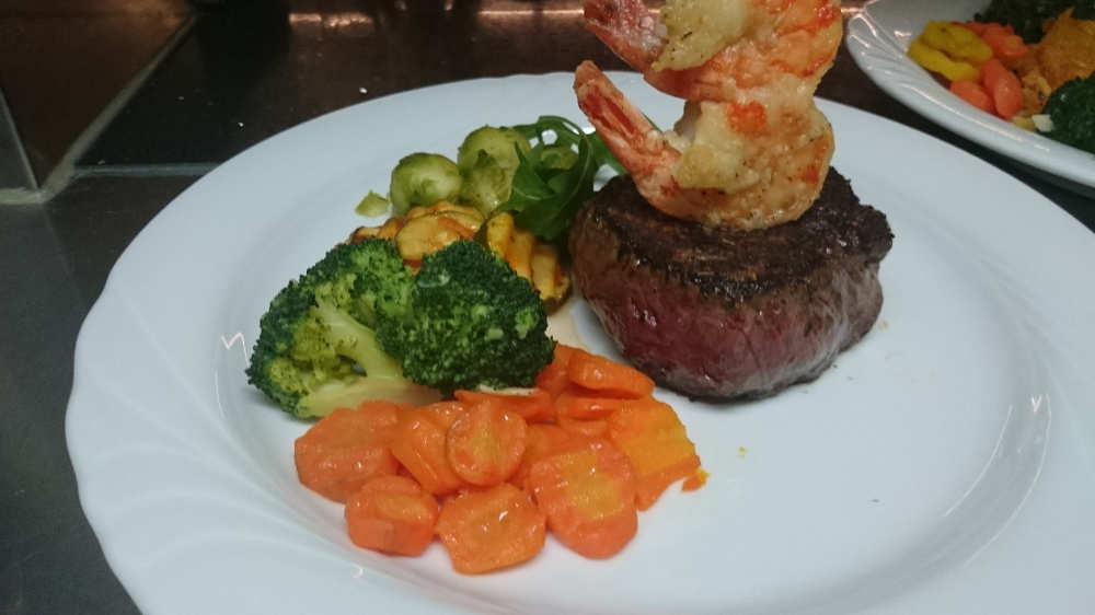 Rindsfiletsteak Surf an Turf